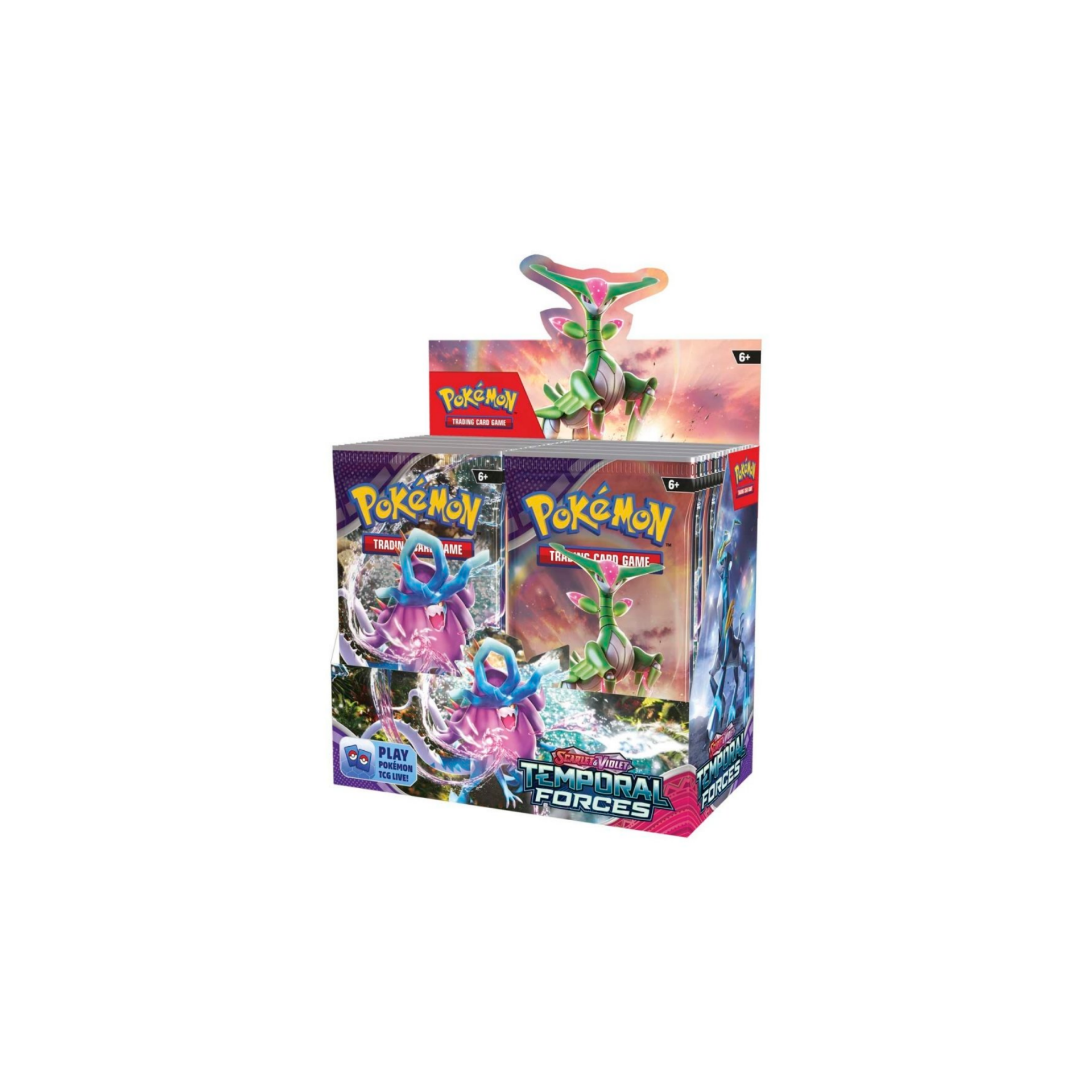 Pokémon TCG: Scarlet & Violet-Temporal Forces Booster Display Box (36 Packs)