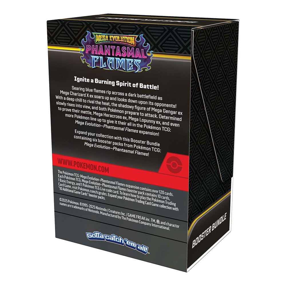 (Pre-order) Pokémon TCG - Mega Evolutions Phantasmal Flames Booster Bundle