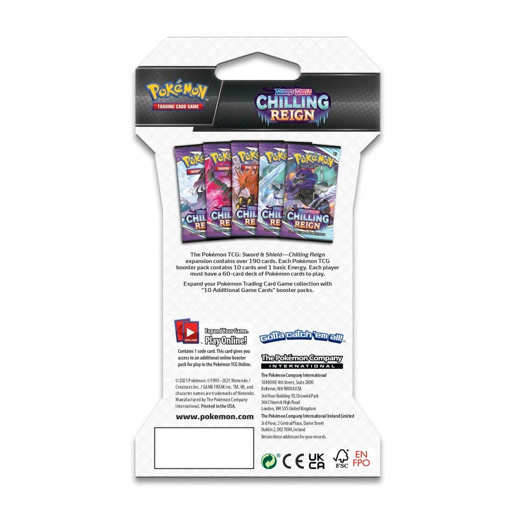 Pokémon TCG: Sword & Shield-Chilling Reign Sleeved Booster Pack (10 Cards)