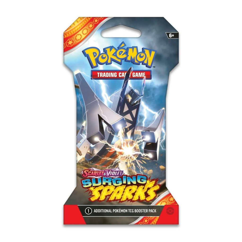Pokémon TCG: Scarlet & Violet-Surging Sparks Sleeved Booster Pack (10 Cards)