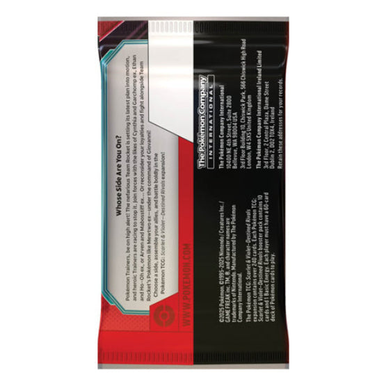 Pokémon TCG Scarlet & Violet Destined Rivals Single Booster Pack