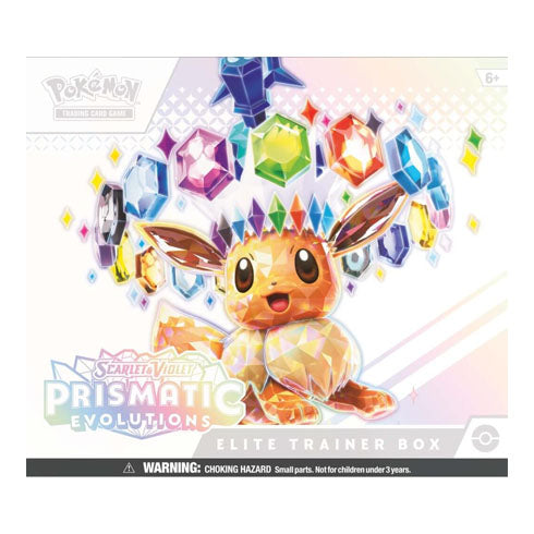 Pokemon TCG Scarlet & Violet Prismatic Evolutions Elite Trainer Box