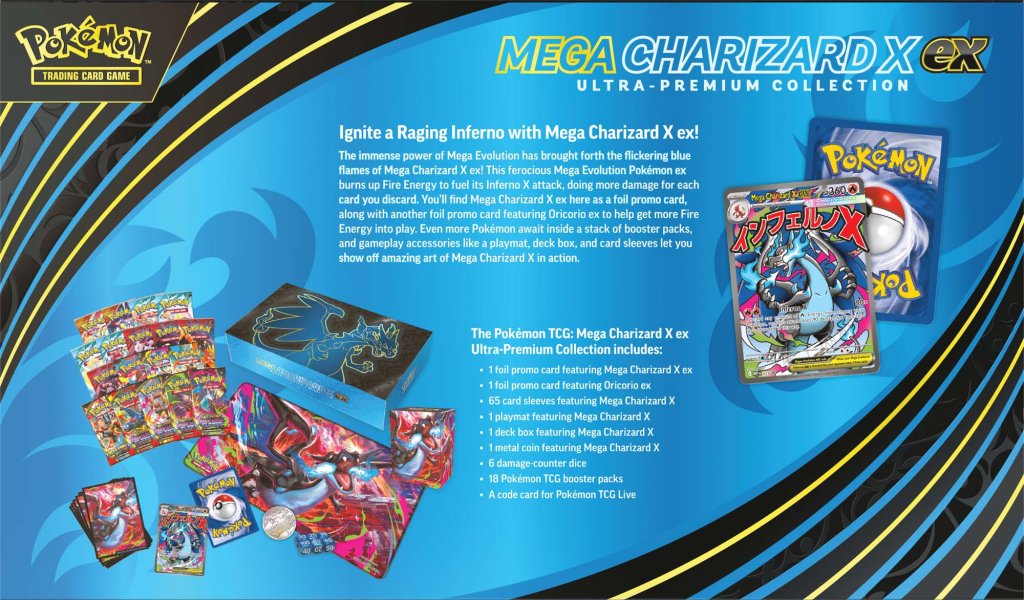 (Pre-order) Pokemon TCG Mega Charizard X ex Ultra-Premium Collection