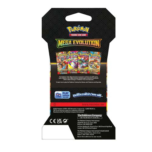 (Pre-order) Pokémon TCG Mega Evolution Blister Pack