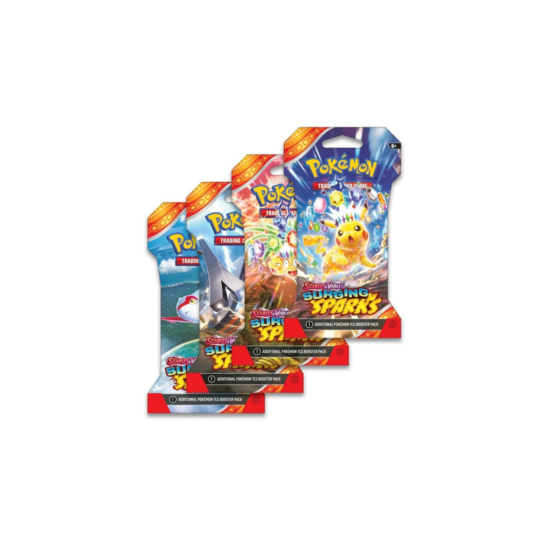 Pokémon TCG: Scarlet & Violet-Surging Sparks Sleeved Booster Pack (10 Cards)