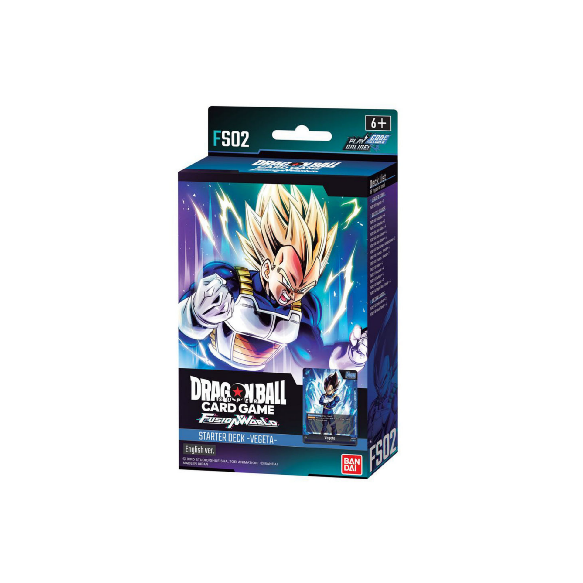 Dragon Ball Super Card Game Fusion World Starter Deck Vegeta FS02