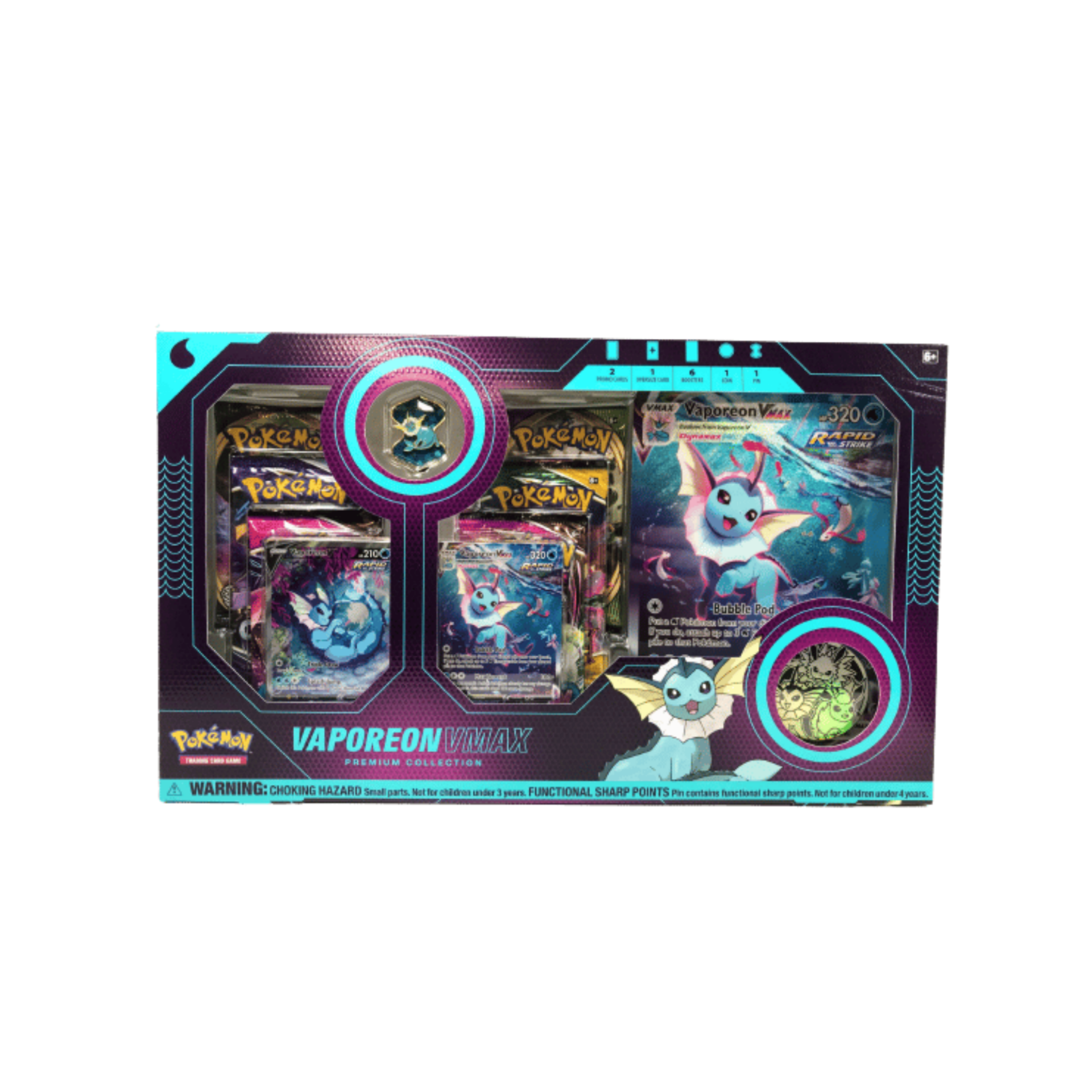 Pokemon TCG Vaporeon VMAX Premium Collection