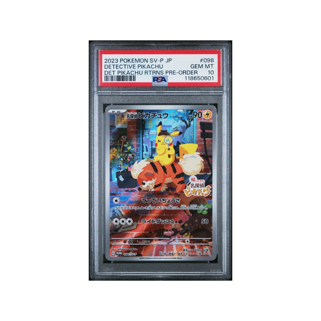 PSA 10 - Detective Pikachu 098/SV-P Japanese Pre-Order Promo - Pokemon